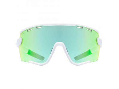 uvex Sportstyle 236 Set glasses, White Mat / Mirror Green