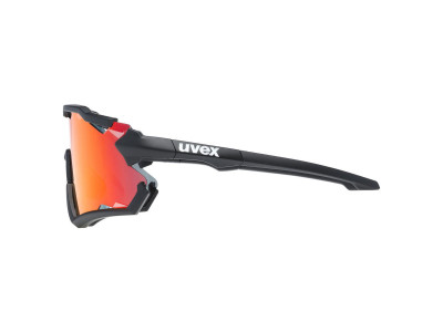 uvex Sportstyle 228 set glasses, Black Mat/Mirror Red Uni