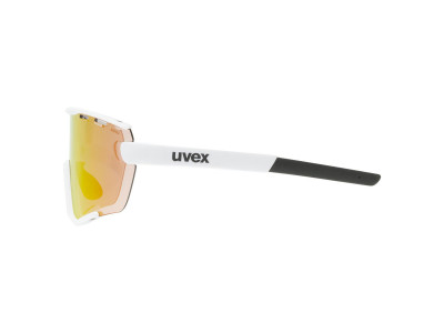 Okulary uvex Sportstyle 236, zestaw S, biały mat/lustro czerwony, uni