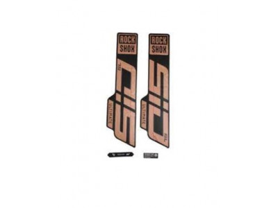 Rock Shox Decal SID Ultimate 27,5&amp;quot; /29&amp;quot; 9 Kupfer matt / Schwarz glänzend