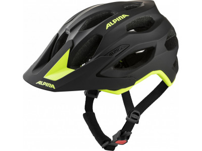 ALPINA Carapax 2.0 helmet, black/neon yellow
