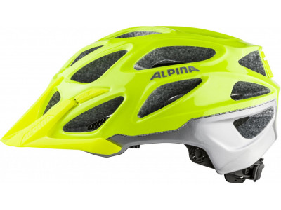 ALPINA MYTHOS 3.0 cycling helmet be visible - silver gloss