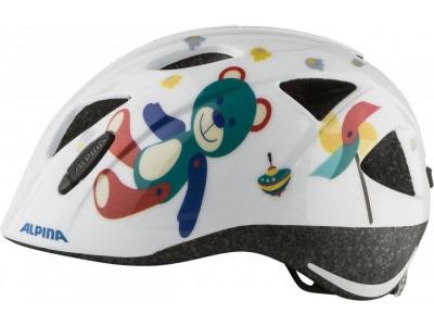 ALPINA Ximo white-teddy bear cycling helmet