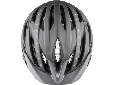 ALPINA Haga LED helmet, dark silver