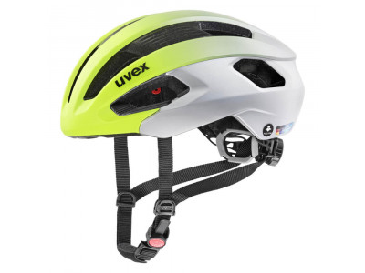 uvex Rise CC Tocsen Helm, Neon Yellow/Silver Mat