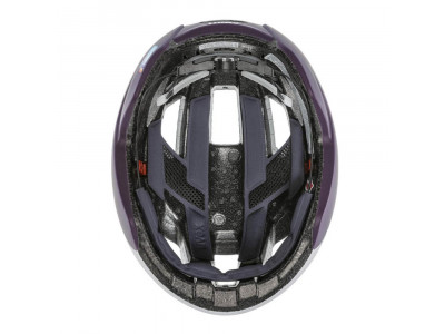 uvex Rise CC Helm, Silver/Plum We