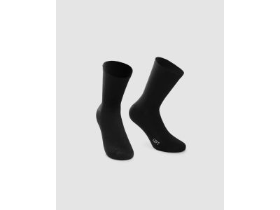 ASSOS Essence ponožky, dvojbalenie, čierna