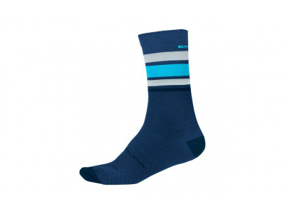Endura Merino Stripe ponožky Blueberry