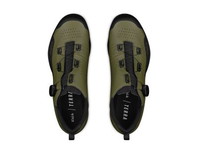 fizik Terra Atlas cycling shoes, army/black