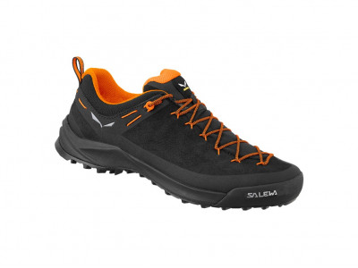 Buty Salewa MS Wildfire skórzane, czarne/fluo pomarańczowe