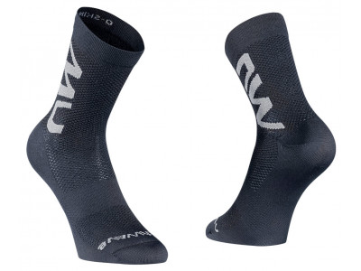 Northwave Extreme Air Mid pánské cyklo ponožky Black/Grey