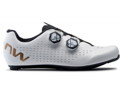 Northwave Revolution 3 cycling shoes, white/bronze