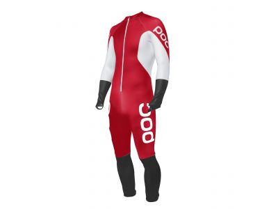 POC Skin GS Bohrium kombinéza, red/hydrogenn white l/170