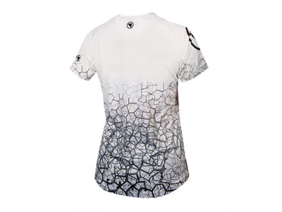 Damska koszulka rowerowa Endura SingleTrack Print Tee LTD w kolorze białym