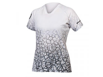 Endura SingleTrack Print Tee LTD dámský dres krátký rukáv White