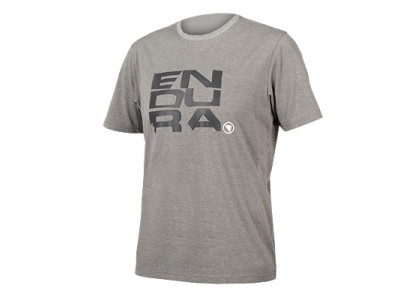 Endura One Clan Organic Tee Stacked tričko, šedá
