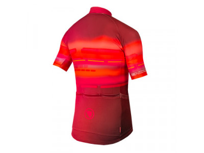 Koszulka rowerowa Endura Virtual Structure w kolorze czerwonym
