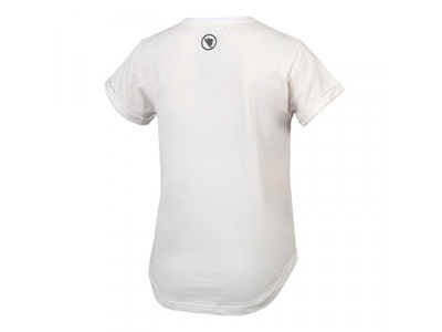 Tricou pentru femei Tricou Endura One Clan Organic Camo, alb