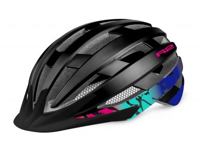 R2 Ventu helmet, black/pink/blue
