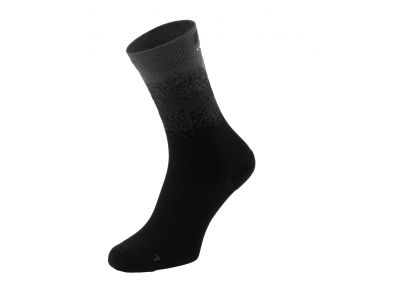 R2 STEEP ponožky, čierna/sivá