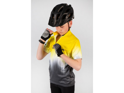 Koszulka rowerowa dziecięca Endura Xtract z krótkim rękawem Hi-Viz żółta