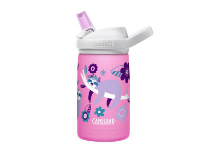 CamelBak Eddy+ Kids Vacuum Stainless water bottle, 350 ml, flowerchild sloth