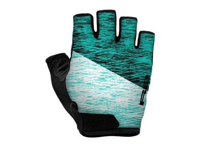 R2 SPIKE Handschuhe, schwarz/türkis