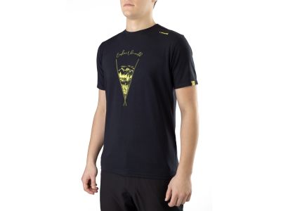 Viking Lako Bamboo T-Shirt, schwarz/gelb