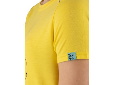 Viking LENTA Bamboo dámské tričko, žlutá/černá
