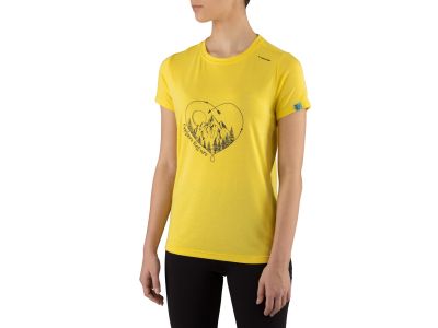 Viking LENTA Bamboo dámské tričko, žlutá/černá