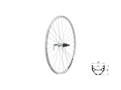 Kellys KLS DRAFT 28&quot; rear wheel, 10x135 mm, Shimano HG, silver