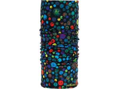 Viking 8921 Regular scarf, black/multicolour