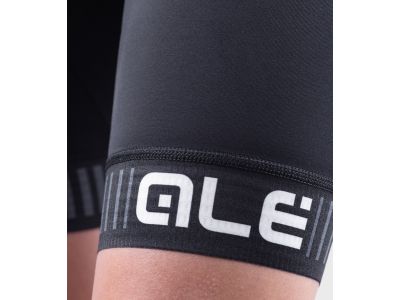 ALÉ Solid Traduardo Shorts mit Trägern, schwarz/weiß