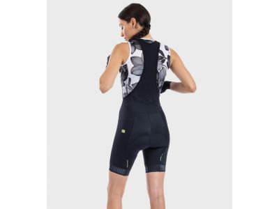 ALÉ Solid Traduardo Damen-Shorts mit Trägern,schwarz/weiß