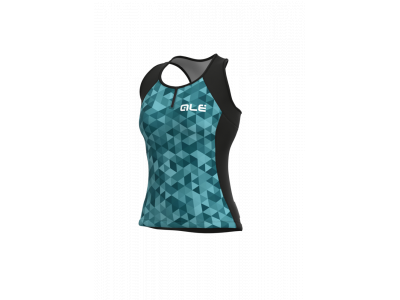 ALÉ SOLID TRIANGLES women&#39;s jersey, turquoise/green