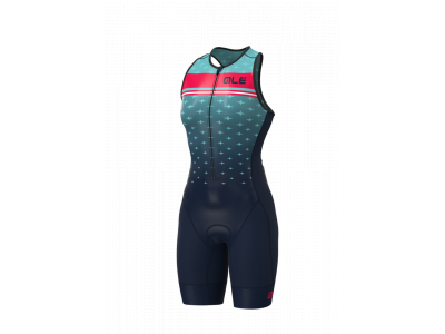 Alé women&#39;s triathlon suit, turquoise/blue