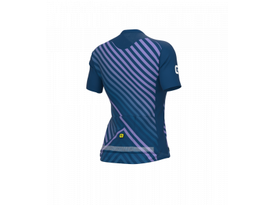 Damska koszulka rowerowa ALÉ PR-R FAST w kolorze niebieskim