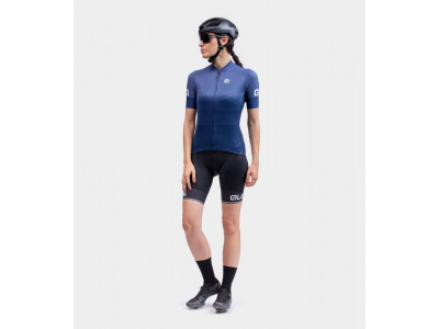 Koszulka rowerowa damska ALÉ SOLID LEVEL, niebieska