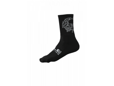 ALÉ SKULL socks, black