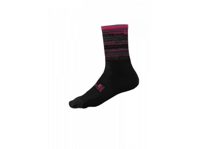 ALÉ SCANNER socks, black/cyclamen