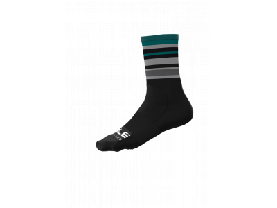 ALÉ STRIPES SOCKS ponožky, black/green