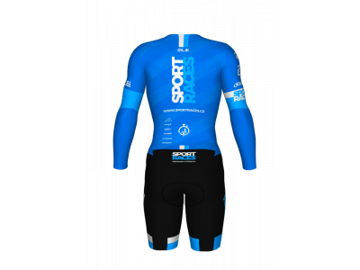 ALÉ Cyklistická kombinéza ALÉ TEAM Crono 2.0 s dlouhým rukávem Sport Races