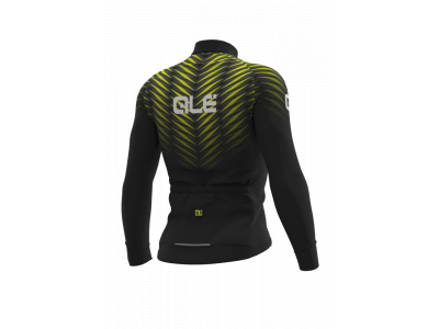 ALÉ SOLID THORN jersey, black/fluo yellow