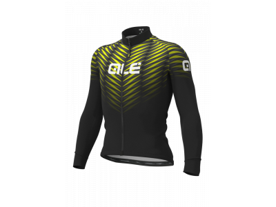 ALÉ SOLID THORN jersey, black/fluo yellow
