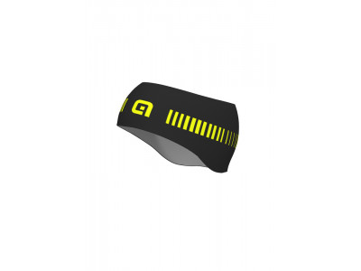 ALÉ STRADA headband, black/fluo yellow