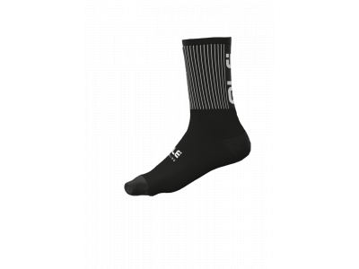 ALÉ ACCESSORI FENCE zimné ponožky, čierna/biela