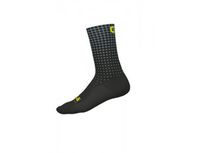 ALÉ CALZA DOTS H18 ponožky, černá/šedá