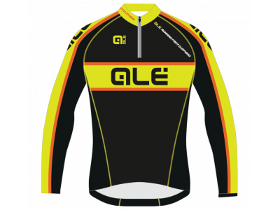 ALÉ Racing jersey, black/yellow