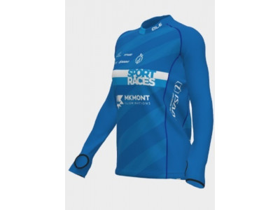 Damska koszulka ALÉ Sport Races, niebieska