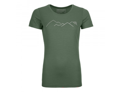 ORTOVOX W's 185 Merino Mountain tričko, Green Forest